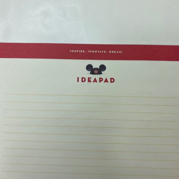 Disneyland Resort Ideapad Notepad Magical Brainstorming Inspire Innovate Dream - Picture 2 of 4